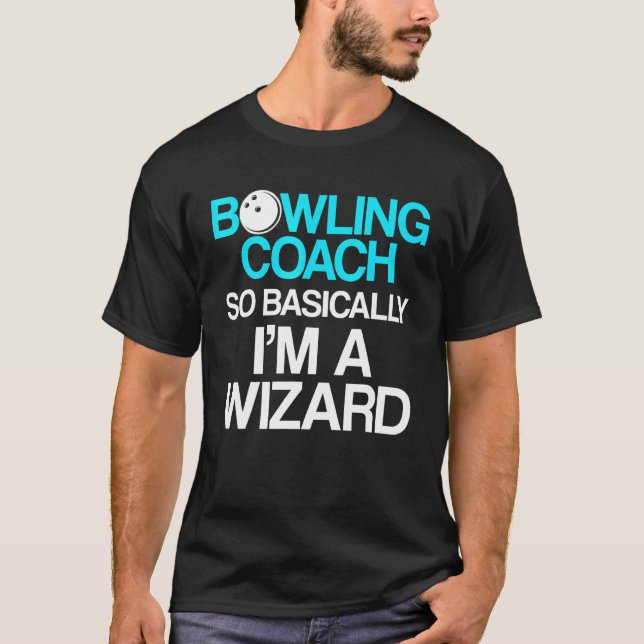 Bowling Coach Player Team Instructor  8 T-Shirt (Front)