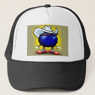 Bowling Cowboy Trucker Hat