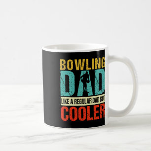 Bowling Dad Funny Bowlers Spare Bowling Pin Strike Coffee Mug
