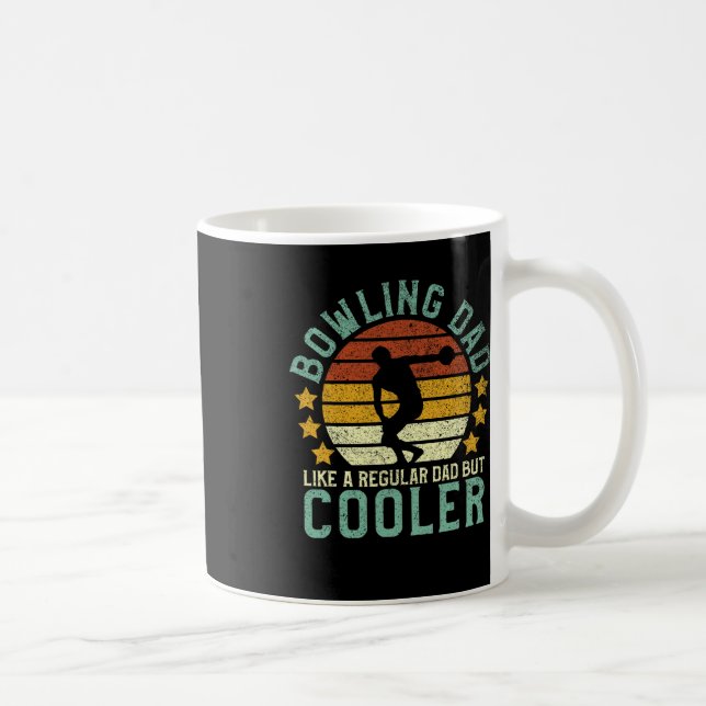 Bowling Dad Funny Father's Day Gift For Bowler  Coffee Mug (Right)