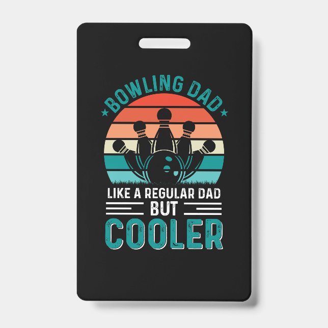 Bowling Dad ID Badge (Front)