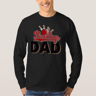 Bowling Dad Retro Vintage Father's Day Sport T-Shirt