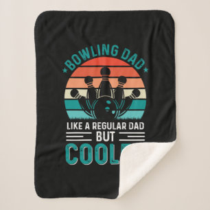 Bowling Dad Sherpa Blanket