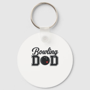 Bowling Dad Vintage Engraving Shirt Design_1 Key Ring