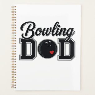 Bowling Dad Vintage Engraving Shirt Design_1 Planner