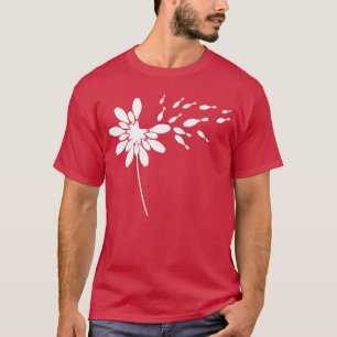 Bowling Dandelion Pins Strike Sports Art Humor Bow T-Shirt