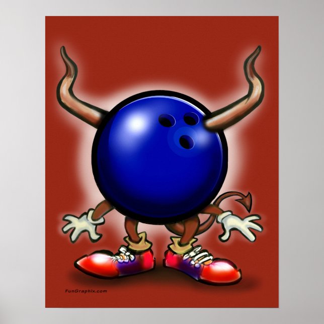 Bowling Demon Poster (Front)