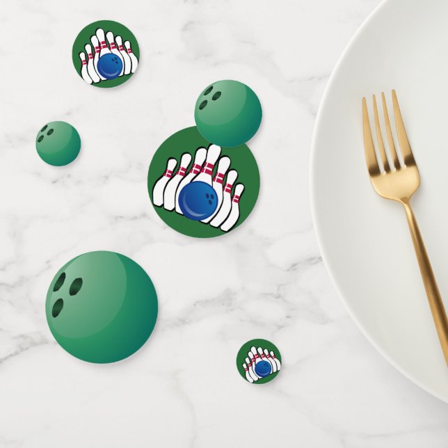 Bowling Design Table Confetti (Group)