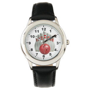 "Bowling" design wrist watches