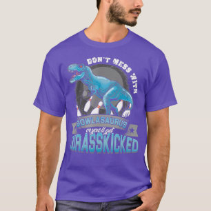 Bowling Dinosaur Bowler Bowling Ball Bowling T-Shirt