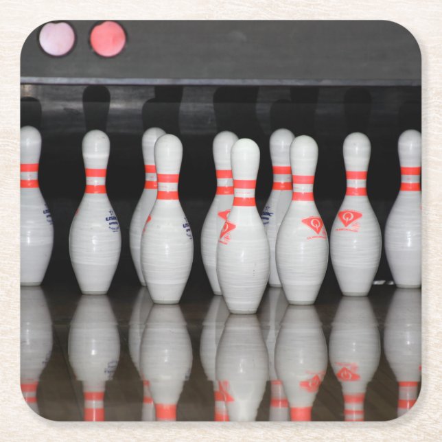 Bowling  Drink Coaster (Front)