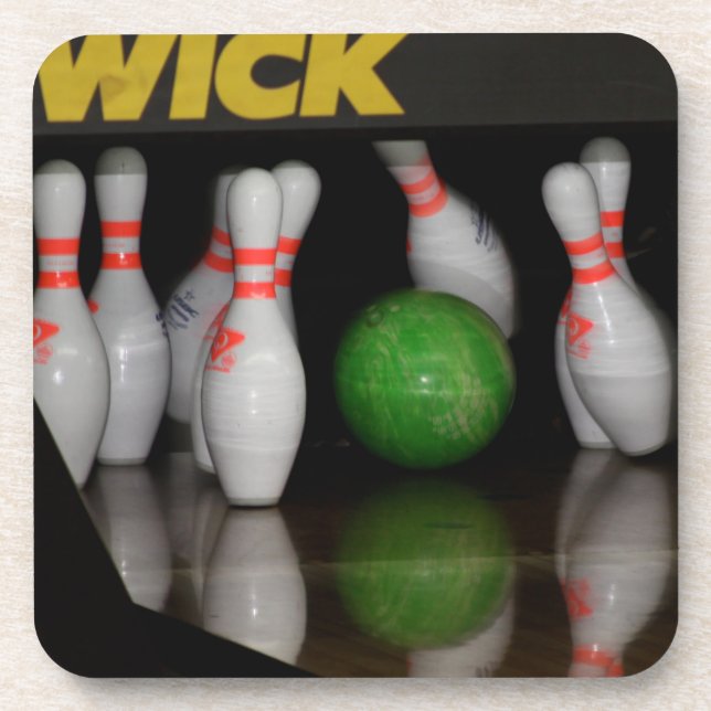Bowling Drink Coasters (Front)