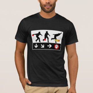 bowling fireball throw gaming T-Shirt