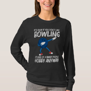 Bowling For Men Women Dabbing Ball Lawn Bowl Candl T-Shirt