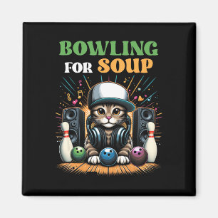 Bowling For Soup Music Cat Style Dj Cat Wearing He Magnet
