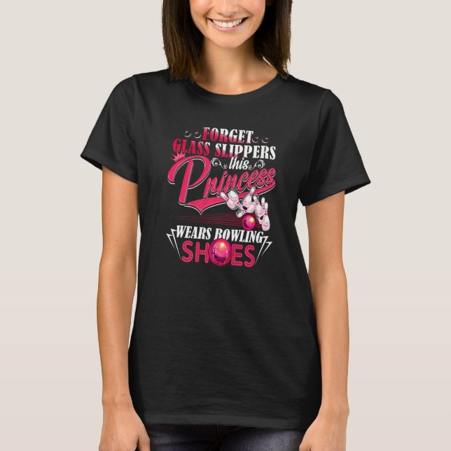 Bowling For Women Girls Kids Mom Wife T-Shirt (Front)