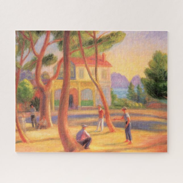 Bowling Game at La Ciotat in the South of France Jigsaw Puzzle (Horizontal)