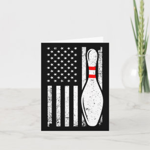 Bowling Gift Bowler Accessories Bowling Team Stuff Card