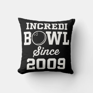 Bowling Gift for 13 Year Old Bowler 2009 13th Birt Cushion