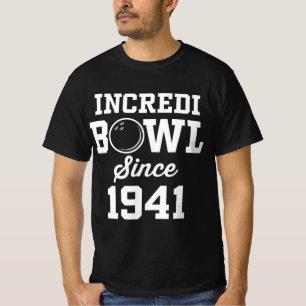 Bowling Gift for 81 Year Old Bowler 1941 81th Birt T-Shirt