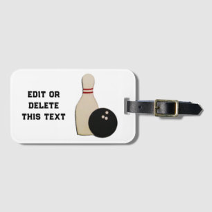 Bowling Gifts Luggage Tag