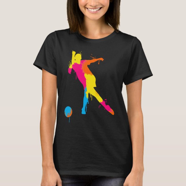 Bowling Girl Ball Pin Bowler Strike Team Bowling A T-Shirt (Front)