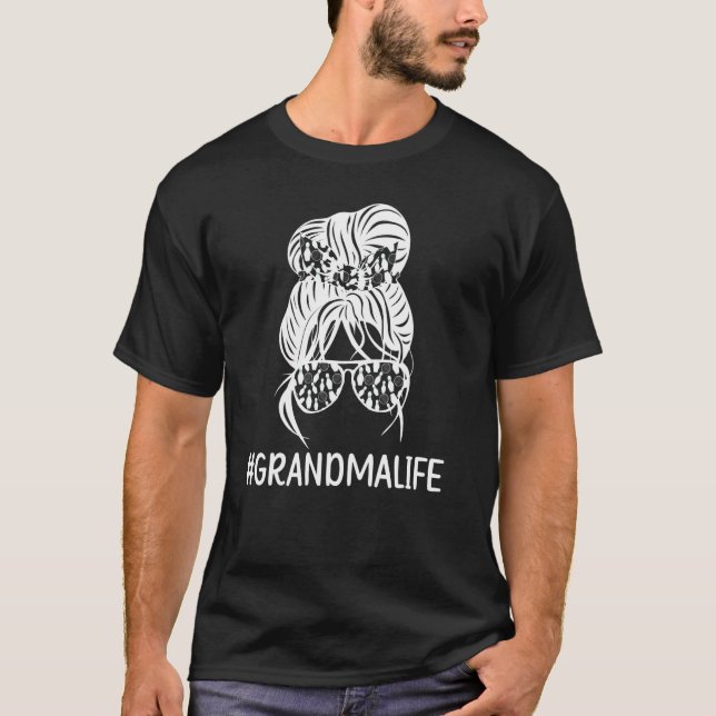 Bowling Grandma Life Grandma Of A Bowler Grandmoth T-Shirt (Front)