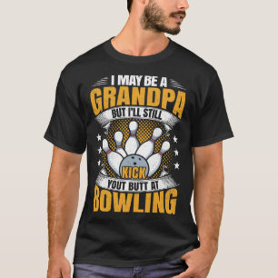 Bowling Grandpa  Grandfather Hobbies & Sports T-Shirt