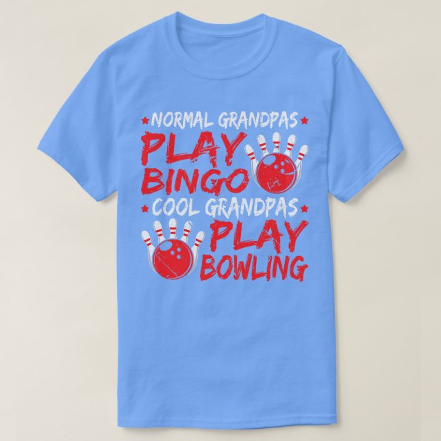 Bowling Grandpa T-Shirt (Design Front)