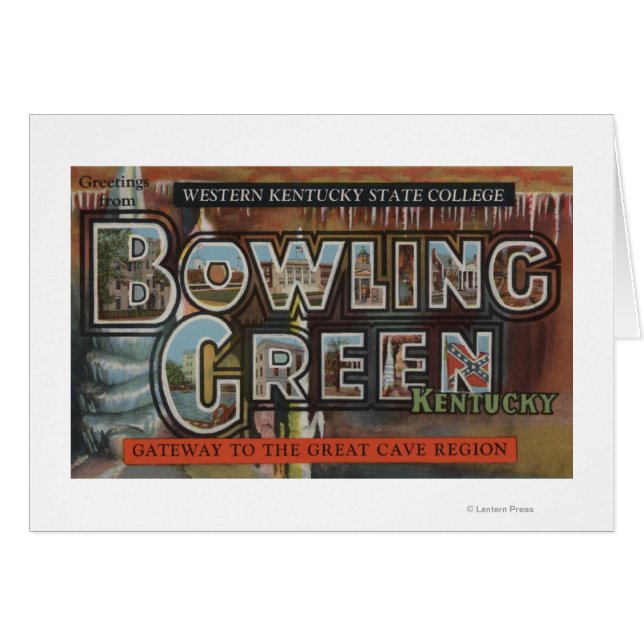 Bowling Green, Kentucky - Large Letter Scenes (Front Horizontal)