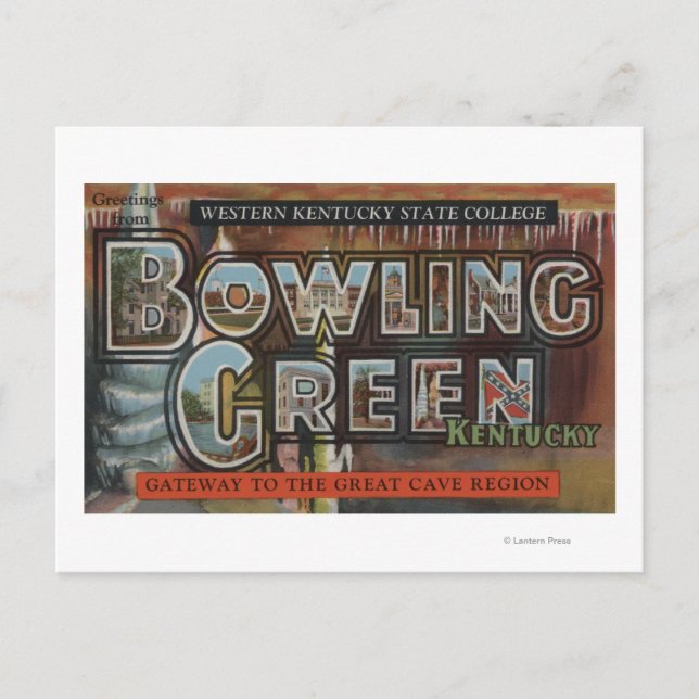 Bowling Green, Kentucky - Large Letter Scenes Postcard (Front)