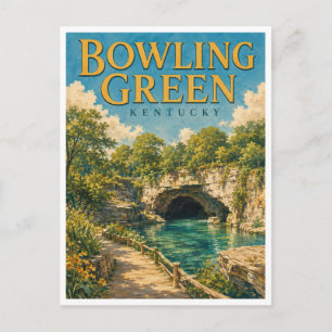 Bowling Green Kentucky Lost River GeoSaga Postcard