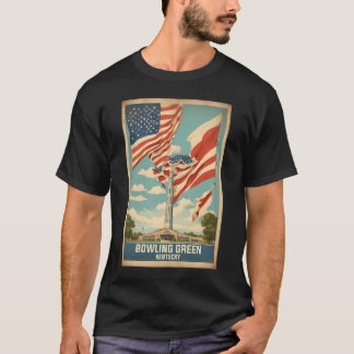 Bowling Green Kentucky Usa Vintage Travel Tourism  T-Shirt