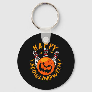 Bowling Halloween Jack-o-lantern Bowling Ll Mummy Key Ring