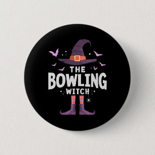 Bowling Halloween Witch Matching Costume 6 Cm Round Badge