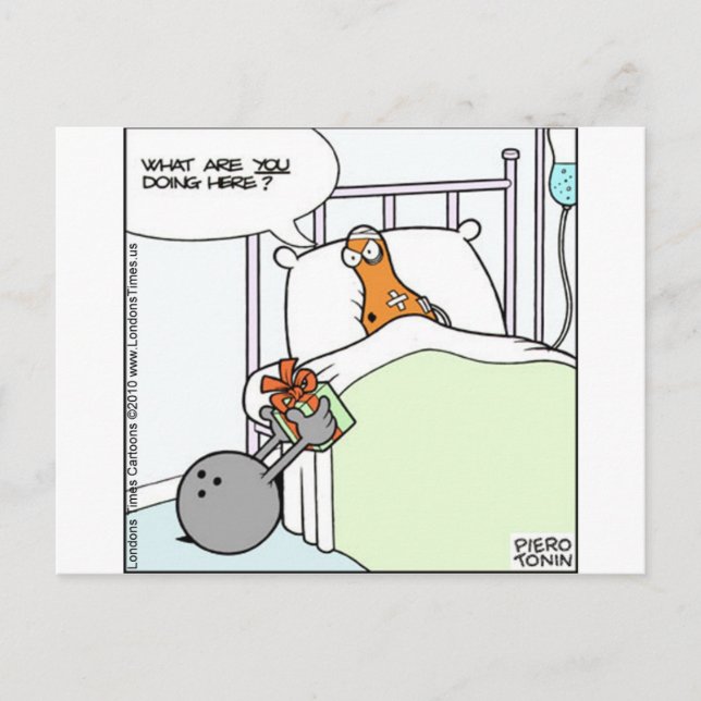 Bowling Hospital Funny Tees Cards Mugs Gifts (Front)