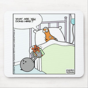 Bowling Hospital Funny Tees Cards Mugs Gifts Mouse Mat