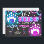 Bowling Invitation Glow Neon Joint Birthday<br><div class="desc">Girl & Boy Bowling Birthday Invitation – Let’s Strike Up Some Fun Neon Glow Party Invite Girl & Boy Bowling Birthday Invitation – Let’s Strike Up Some Fun Neon Joint Party Invite Celebrate in glowing style with this fun and vibrant girl & boy bowling joint birthday invitation! Featuring bright neon...</div>