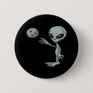 Bowling Is Out Of This World 6 Cm Round Badge