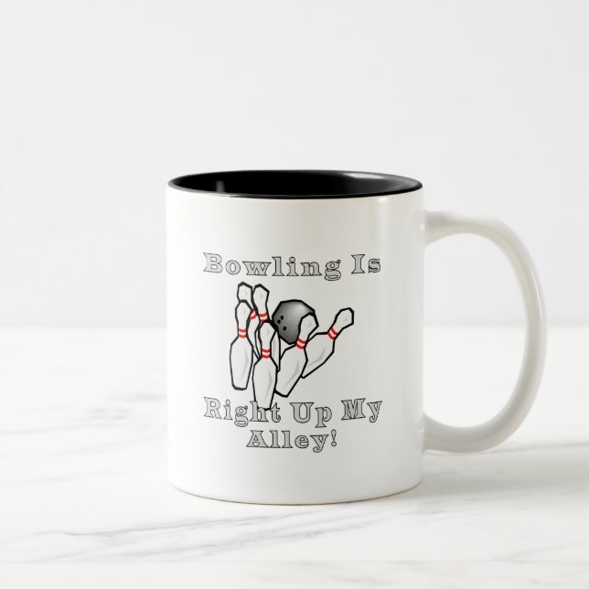 Bowling is Two-Tone coffee mug (Right)
