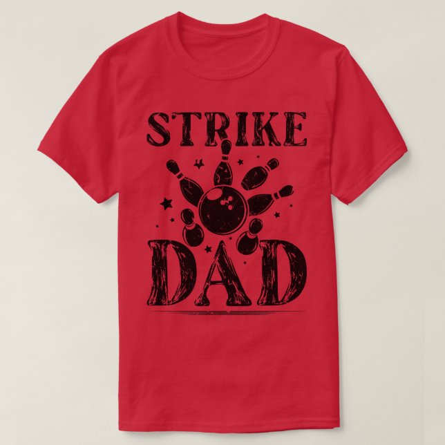 Bowling Jersey for Men Dad Bowler Bowling Lover St T-Shirt (Design Front)
