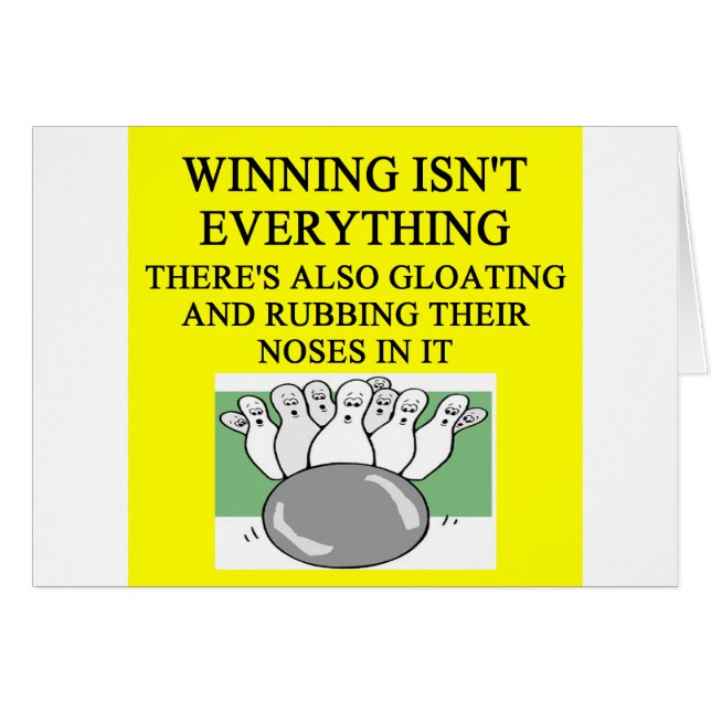 BOWLING joke (Front Horizontal)