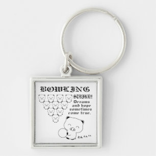Bowling Key Ring