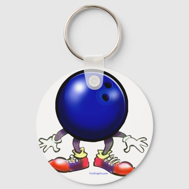 Bowling Key Ring (Front)