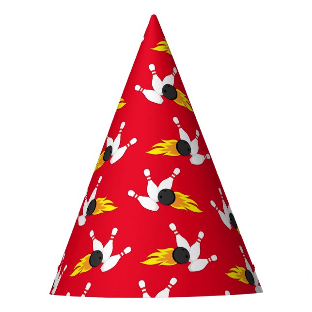 Bowling Kids Birthday Party Cute Sports Party Hat (Front)