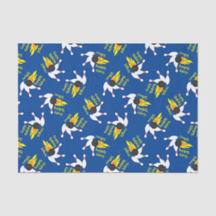 Bowling Kids Birthday Party Cute Sports  Tissue Paper