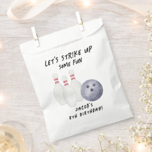 Bowling Kids Birthday Party Favour Bags