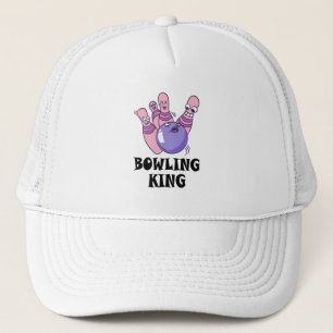 Bowling King Childrens Birthday Party Trucker Hat