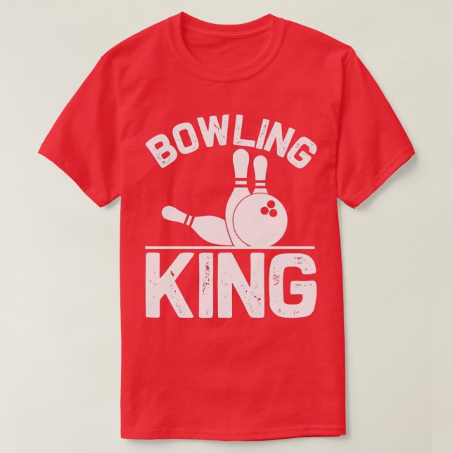 Bowling King T-Shirt (Design Front)