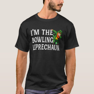 Bowling Leprechaun Dabbing Dab Cute  St Patricks T-Shirt